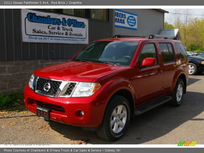 Red Brick / Graphite 2011 Nissan Pathfinder S 4x4