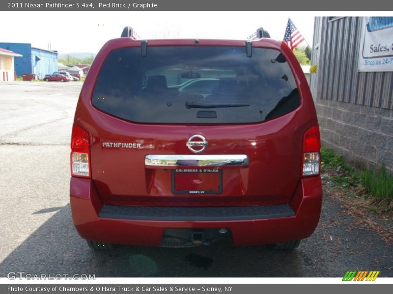 Red Brick / Graphite 2011 Nissan Pathfinder S 4x4