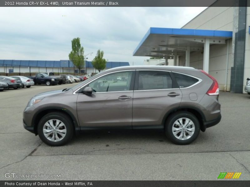 Urban Titanium Metallic / Black 2012 Honda CR-V EX-L 4WD