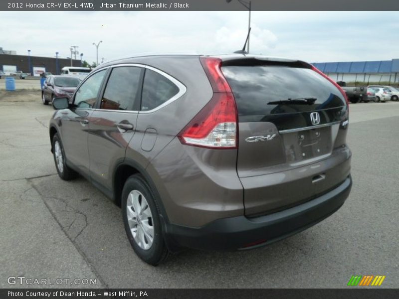 Urban Titanium Metallic / Black 2012 Honda CR-V EX-L 4WD