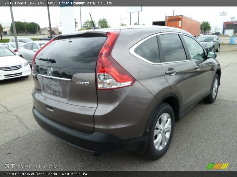 Urban Titanium Metallic / Black 2012 Honda CR-V EX-L 4WD