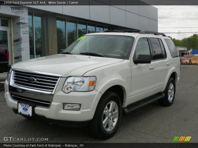 White Suede / Camel 2009 Ford Explorer XLT 4x4