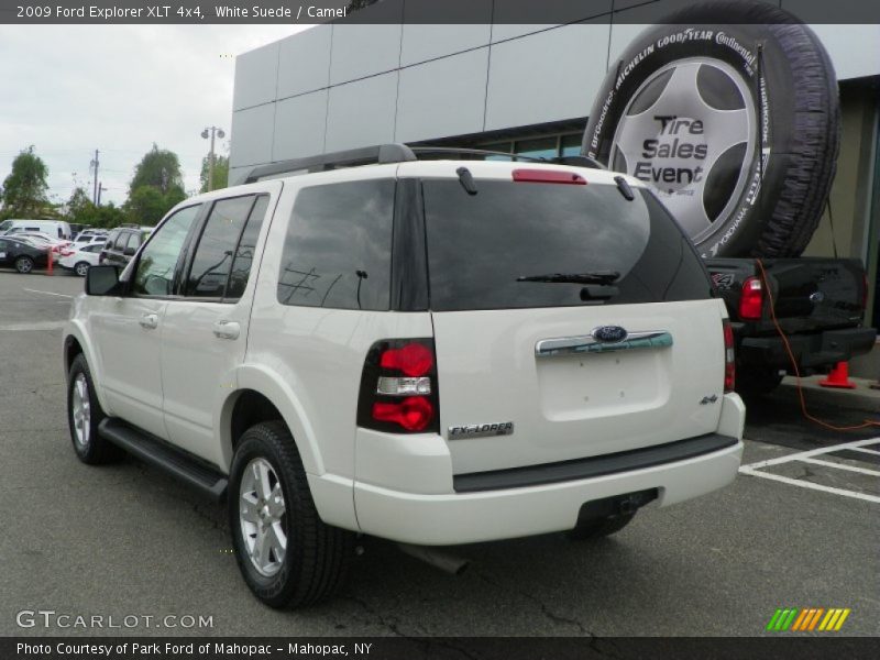 White Suede / Camel 2009 Ford Explorer XLT 4x4