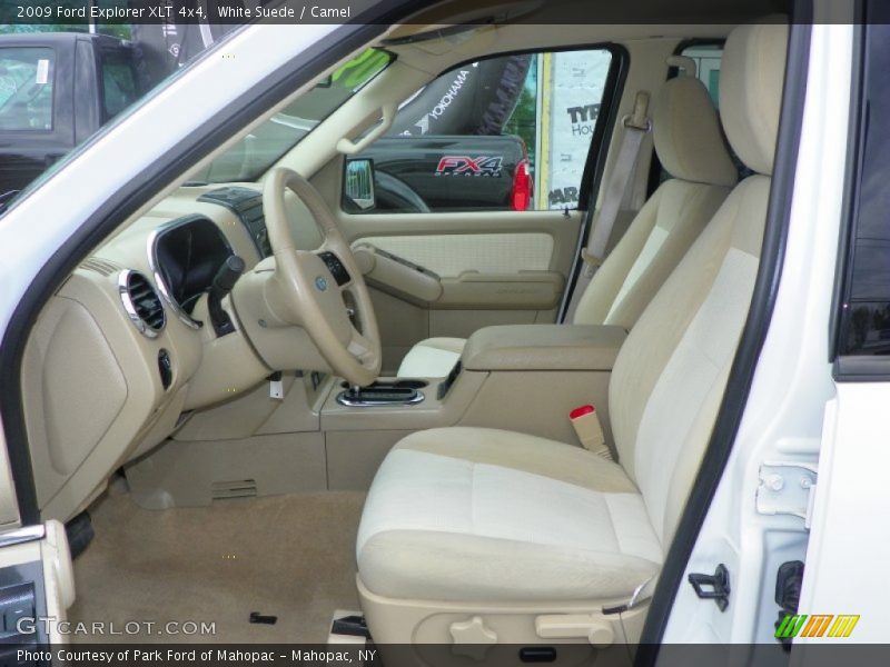 White Suede / Camel 2009 Ford Explorer XLT 4x4
