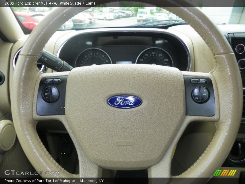 White Suede / Camel 2009 Ford Explorer XLT 4x4