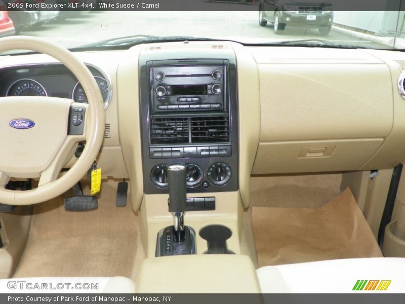 White Suede / Camel 2009 Ford Explorer XLT 4x4