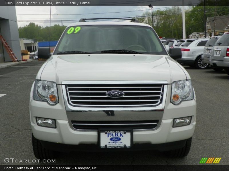 White Suede / Camel 2009 Ford Explorer XLT 4x4