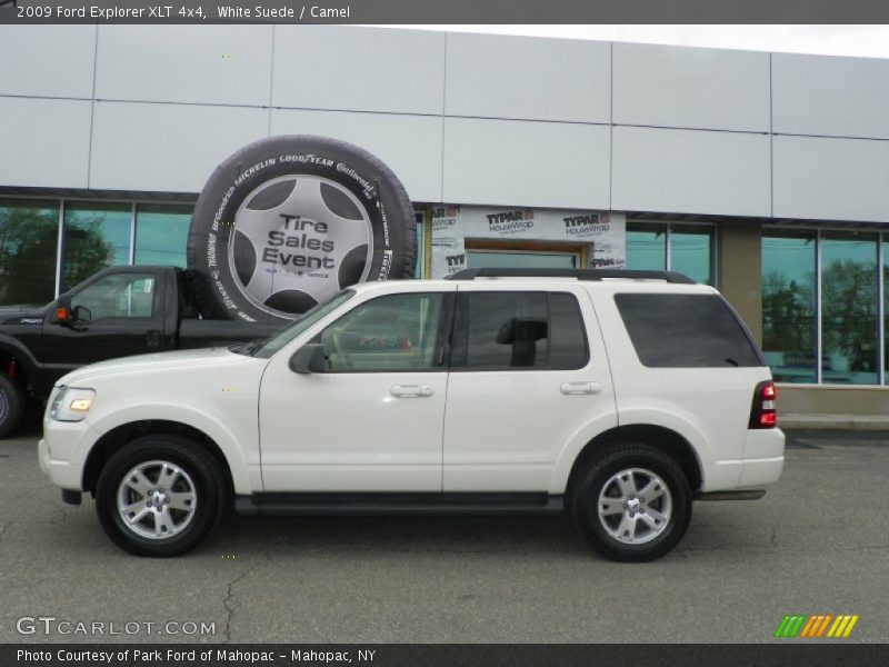 White Suede / Camel 2009 Ford Explorer XLT 4x4