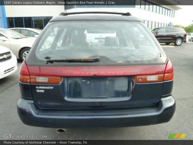 Deep Sapphire Blue Pearl Metallic / Gray 1995 Subaru Legacy Outback Wagon