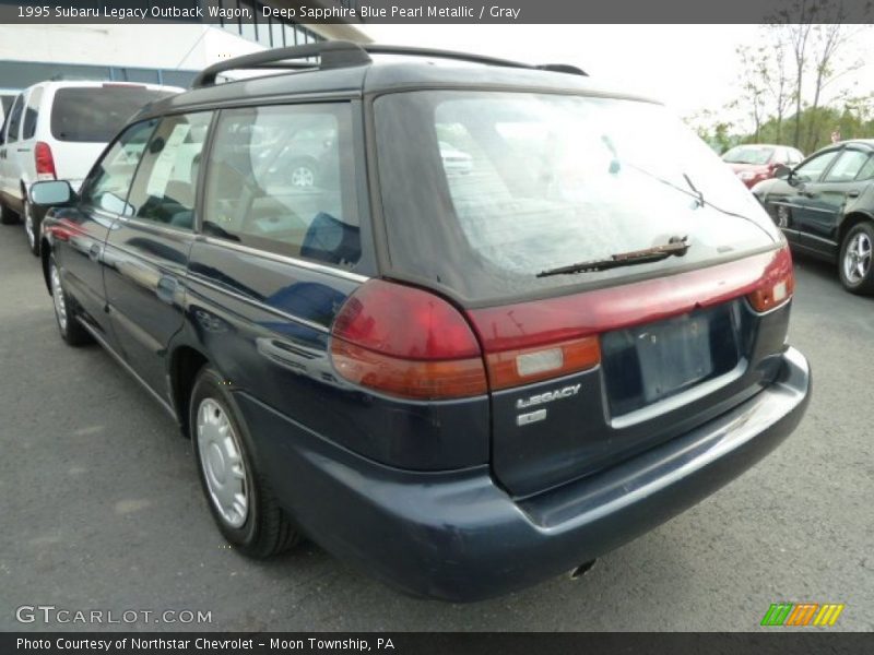 Deep Sapphire Blue Pearl Metallic / Gray 1995 Subaru Legacy Outback Wagon