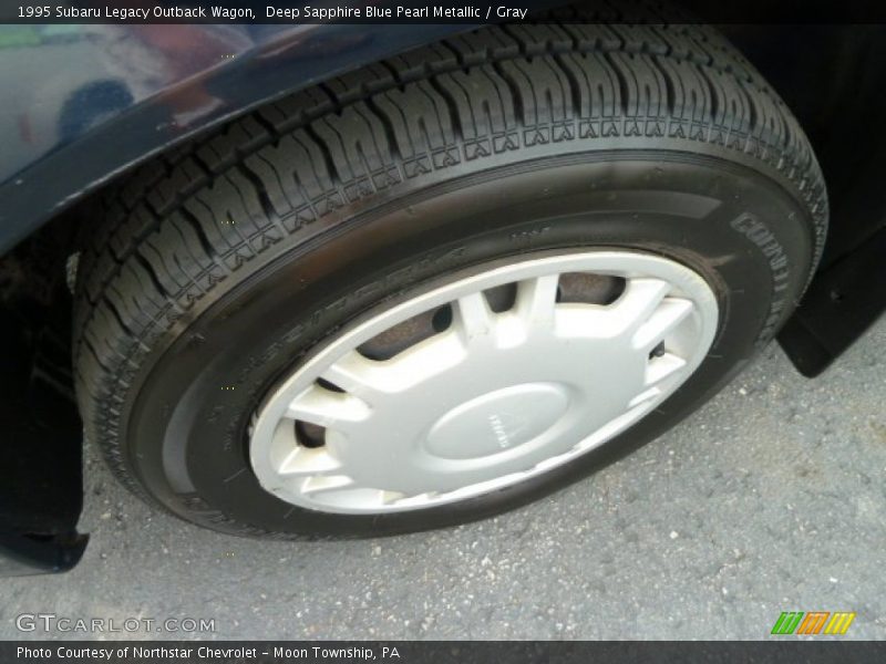 Deep Sapphire Blue Pearl Metallic / Gray 1995 Subaru Legacy Outback Wagon