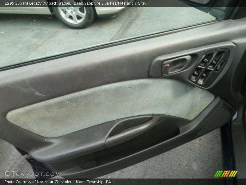 Deep Sapphire Blue Pearl Metallic / Gray 1995 Subaru Legacy Outback Wagon