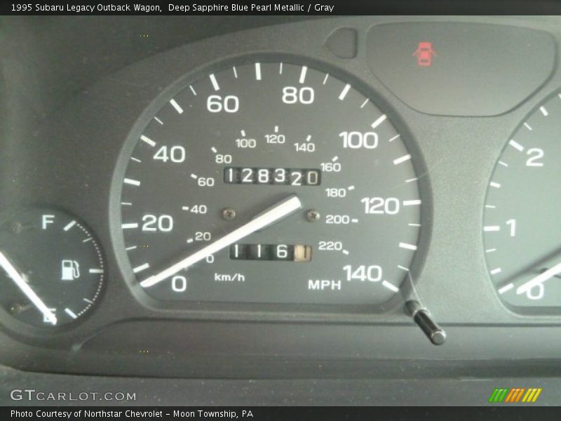 Deep Sapphire Blue Pearl Metallic / Gray 1995 Subaru Legacy Outback Wagon