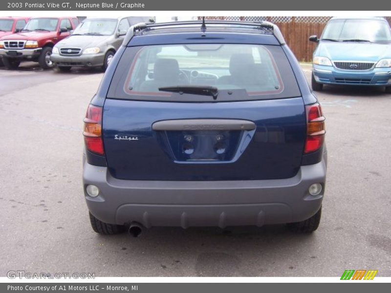 Neptune Blue / Graphite 2003 Pontiac Vibe GT