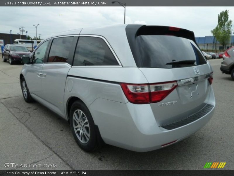 Alabaster Silver Metallic / Gray 2012 Honda Odyssey EX-L