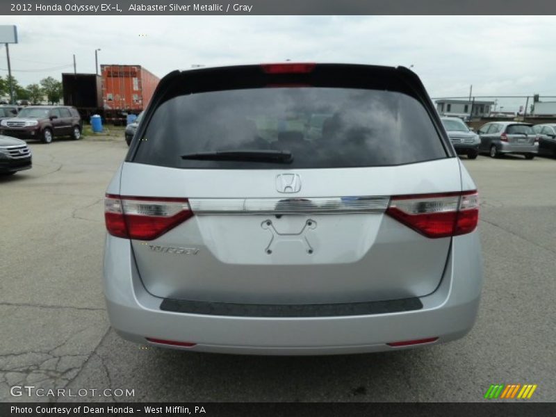 Alabaster Silver Metallic / Gray 2012 Honda Odyssey EX-L