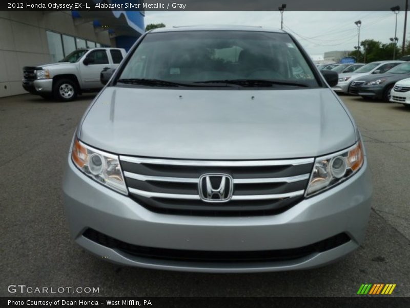 Alabaster Silver Metallic / Gray 2012 Honda Odyssey EX-L
