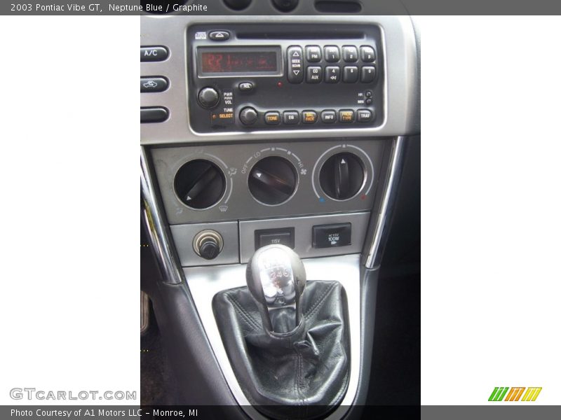 Controls of 2003 Vibe GT