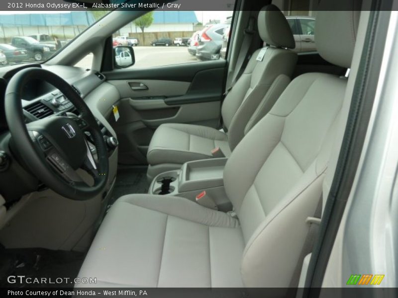 Alabaster Silver Metallic / Gray 2012 Honda Odyssey EX-L