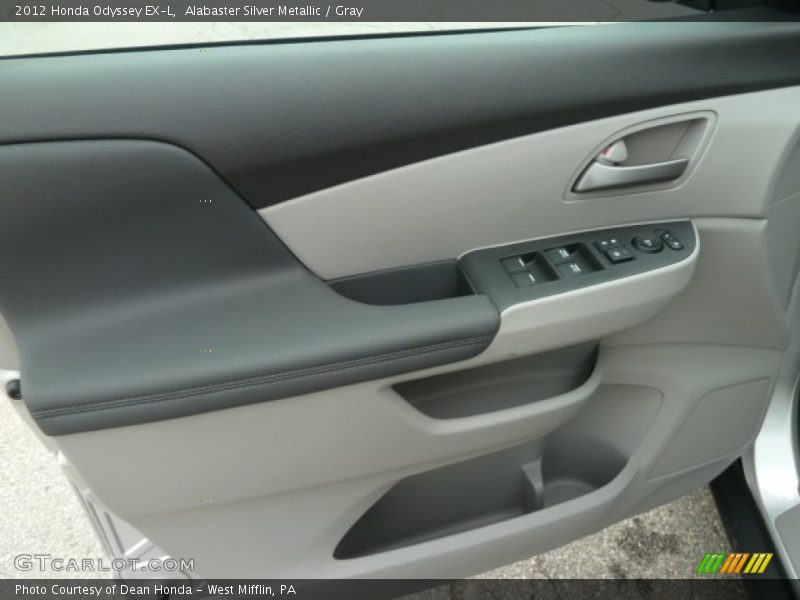Alabaster Silver Metallic / Gray 2012 Honda Odyssey EX-L