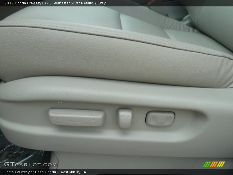 Alabaster Silver Metallic / Gray 2012 Honda Odyssey EX-L