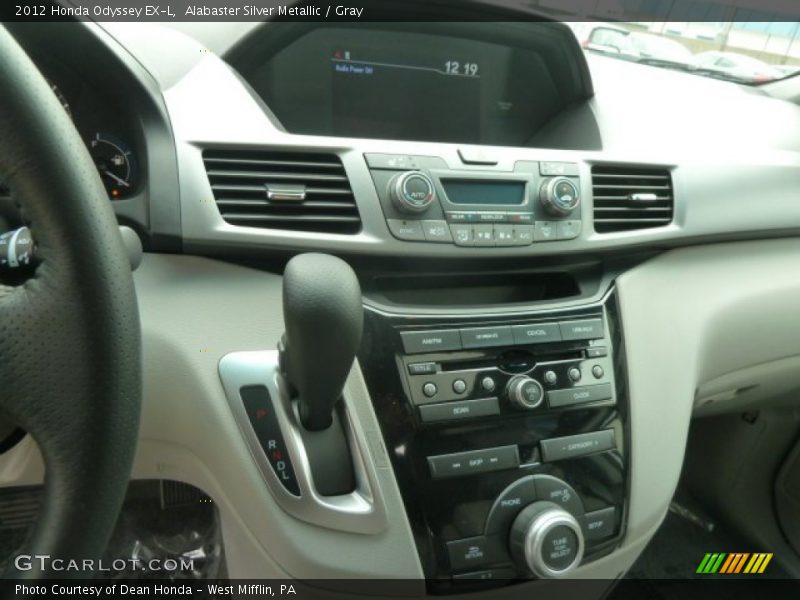 Alabaster Silver Metallic / Gray 2012 Honda Odyssey EX-L