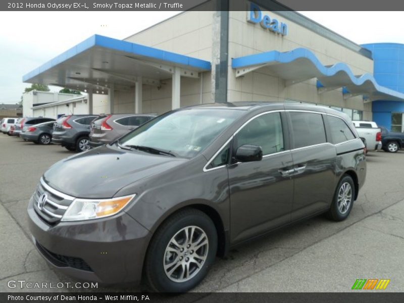 Smoky Topaz Metallic / Truffle 2012 Honda Odyssey EX-L