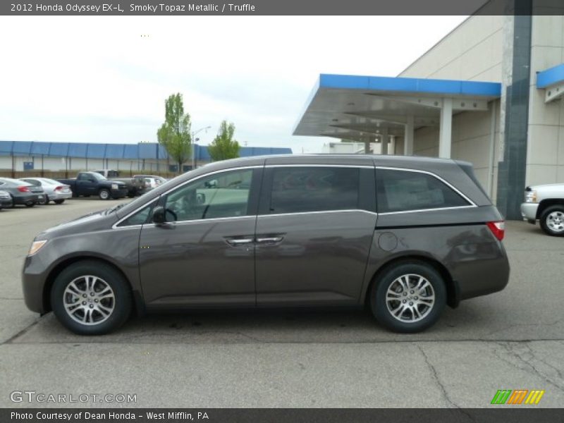Smoky Topaz Metallic / Truffle 2012 Honda Odyssey EX-L