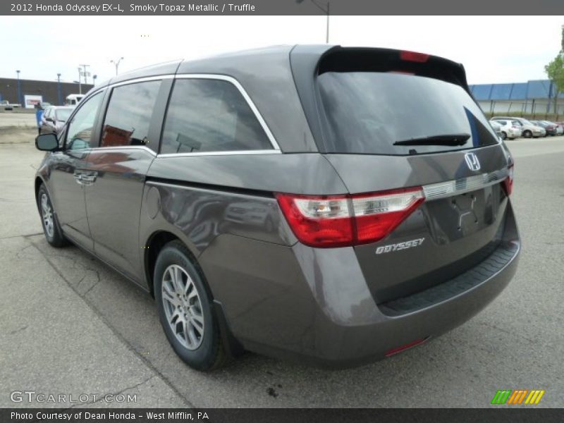 Smoky Topaz Metallic / Truffle 2012 Honda Odyssey EX-L