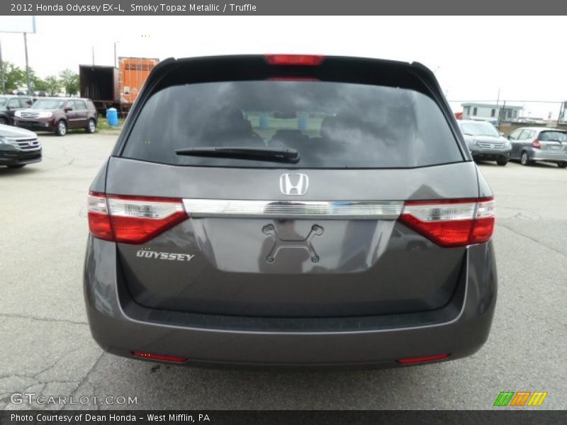 Smoky Topaz Metallic / Truffle 2012 Honda Odyssey EX-L