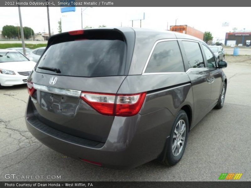 Smoky Topaz Metallic / Truffle 2012 Honda Odyssey EX-L