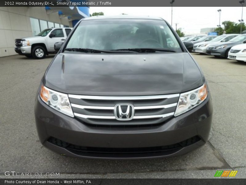 Smoky Topaz Metallic / Truffle 2012 Honda Odyssey EX-L