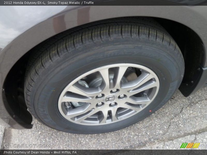 Smoky Topaz Metallic / Truffle 2012 Honda Odyssey EX-L