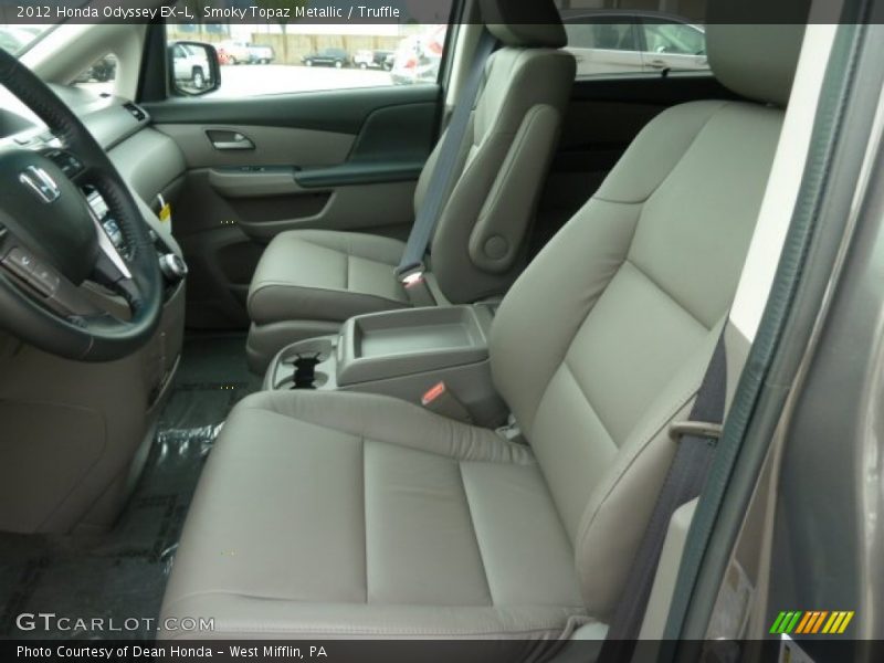 Smoky Topaz Metallic / Truffle 2012 Honda Odyssey EX-L
