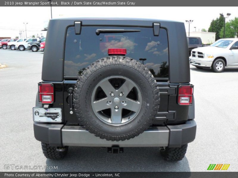 Black / Dark Slate Gray/Medium Slate Gray 2010 Jeep Wrangler Sport 4x4