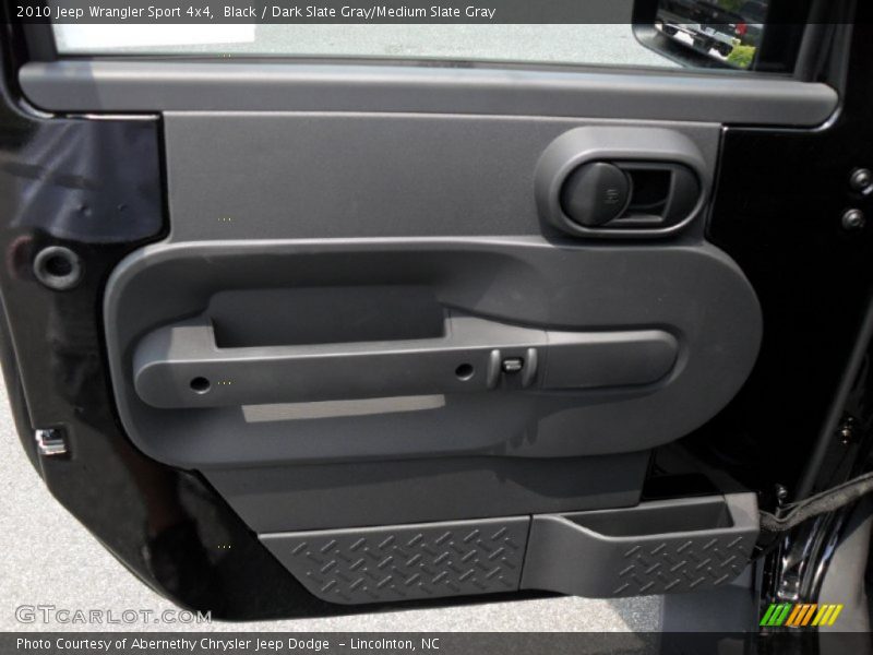 Black / Dark Slate Gray/Medium Slate Gray 2010 Jeep Wrangler Sport 4x4