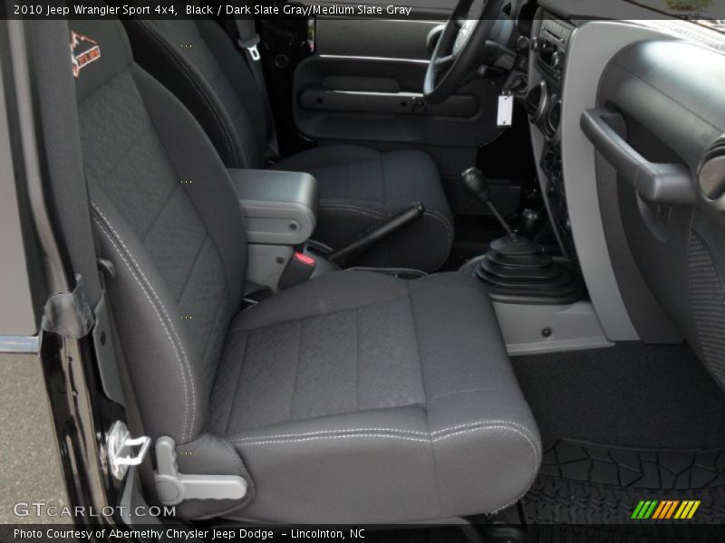 Black / Dark Slate Gray/Medium Slate Gray 2010 Jeep Wrangler Sport 4x4