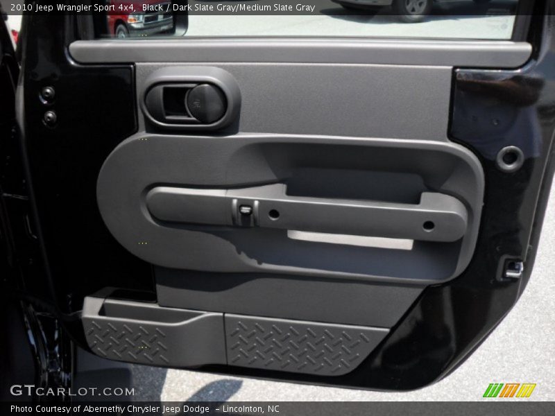 Black / Dark Slate Gray/Medium Slate Gray 2010 Jeep Wrangler Sport 4x4