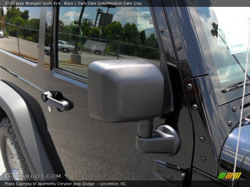 Black / Dark Slate Gray/Medium Slate Gray 2010 Jeep Wrangler Sport 4x4