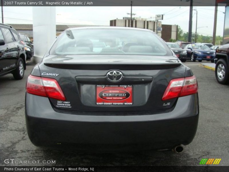 Magnetic Gray Metallic / Ash 2007 Toyota Camry SE