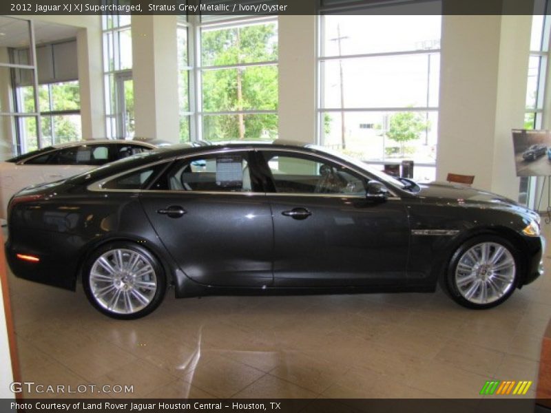 Stratus Grey Metallic / Ivory/Oyster 2012 Jaguar XJ XJ Supercharged