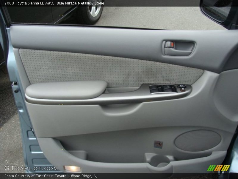 Blue Mirage Metallic / Stone 2008 Toyota Sienna LE AWD