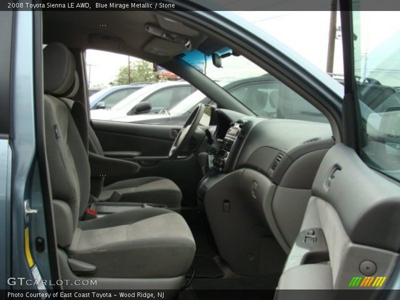 Blue Mirage Metallic / Stone 2008 Toyota Sienna LE AWD