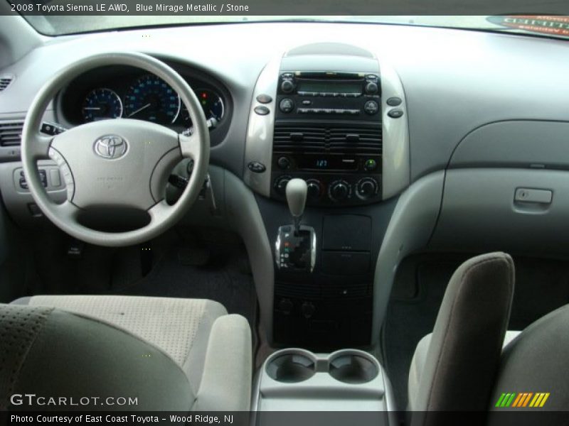 Blue Mirage Metallic / Stone 2008 Toyota Sienna LE AWD