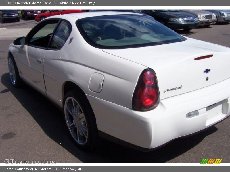 White / Medium Gray 2004 Chevrolet Monte Carlo LS