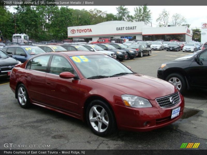 Sonoma Sunset Metallic / Blond 2005 Nissan Altima 3.5 SE