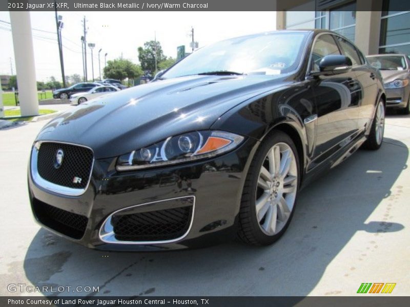 Ultimate Black Metallic / Ivory/Warm Charcoal 2012 Jaguar XF XFR