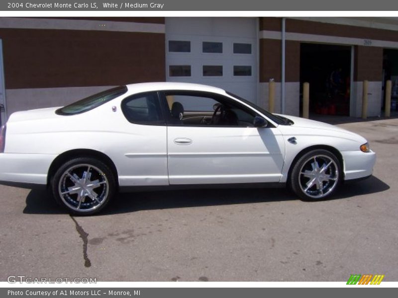 White / Medium Gray 2004 Chevrolet Monte Carlo LS