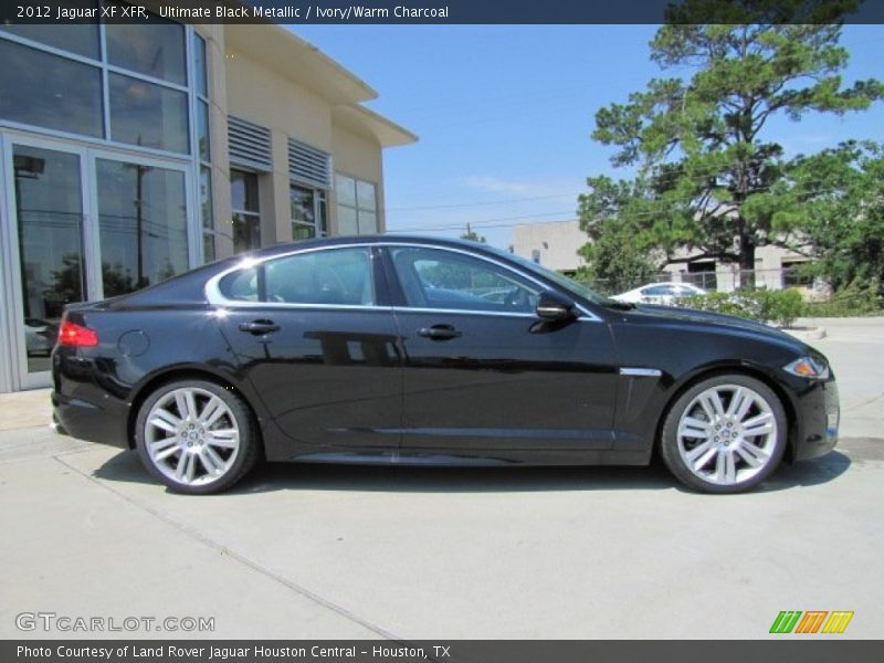 Ultimate Black Metallic / Ivory/Warm Charcoal 2012 Jaguar XF XFR