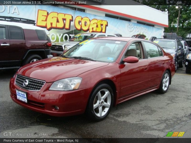 Sonoma Sunset Metallic / Blond 2005 Nissan Altima 3.5 SE